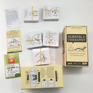 Horrible Therapist 438 Cards Set, 80 Questions & 158 Answers, 200 Therapy Cards Included, Perfect for Fun Gaming, Card Games
