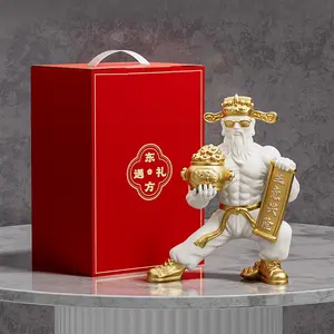 New Oriental Creative Home Decor, Muscle God Statue, Prosperity Decoration, Business Opening Gift, Friend Present, Pack of 1