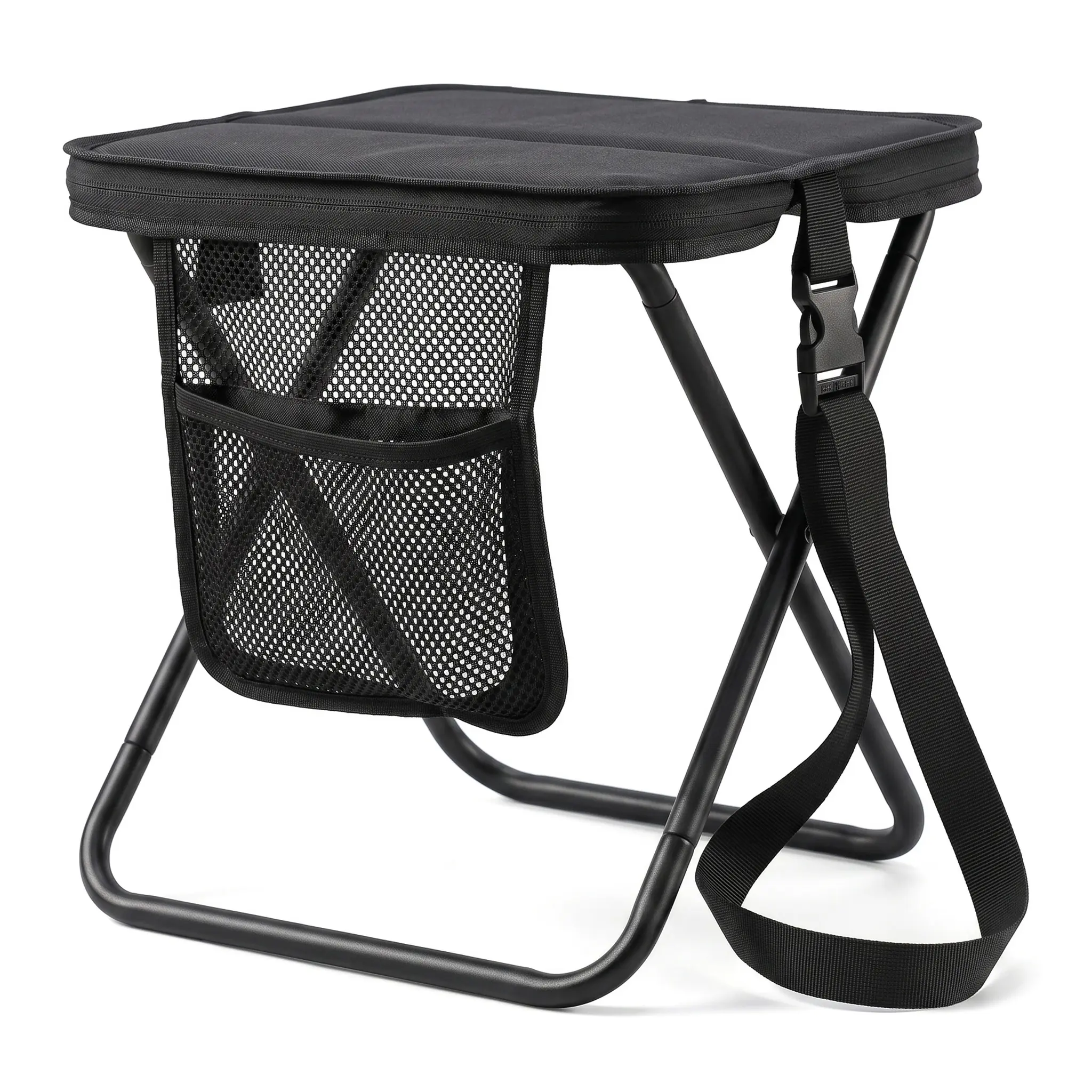 【Outdoor Essential】Portable Outdoor Folding Chair with Shoulder, Strap Ultra Light 1.5 lbs, Max Load 400lb, Two Side Pockets Velcro Storage for Camping Hiking Fishing BBQ Parties,Gift for Her/Him SpringStatements