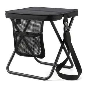 【Outdoor Essential】Portable Outdoor Folding Chair with Shoulder, Strap Ultra Light 1.5 lbs, Max Load 400lb, Two Side Pockets Velcro Storage for Camping Hiking Fishing BBQ Parties,Gift for Her/Him SpringStatements