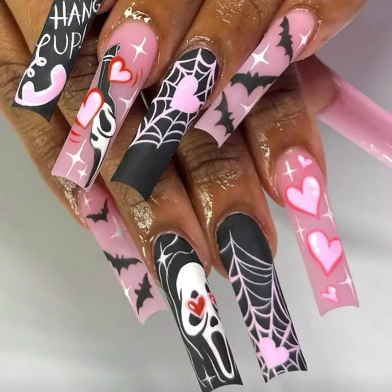 Halloween Long Press ons 24pc