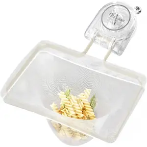 Folding Kitchen Sink Strainer with 100PCS Disposable Mesh Bags – Suction Cup Food Catcher, Sink Drain Basket for Food Waste, Fruit Washing, Dish Cleaning & Small Kitchen Use