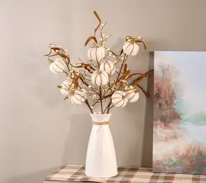 Set of 3 Chenille Pumpkin and Berry Sprays by Valerie