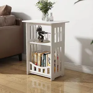 Portable Small Square Table, Detachable Living Room Storage Rack, Bedroom Bedside Table, Multi-Functional Furniture for Home Decor