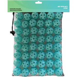 Mini Popper Plastic Baseballs, Made of Impact-Resistant and Rebounding Material, Perfect Practice Baseballs & Hitting Ball Training