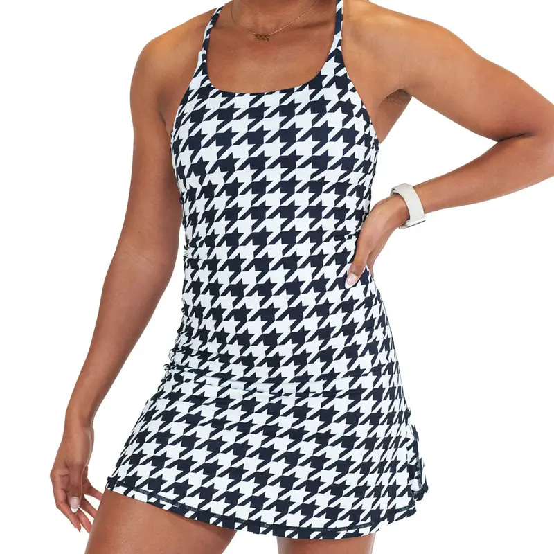 slim fit dress slacks Exclusive Checkmate Dress – Couper main image 0