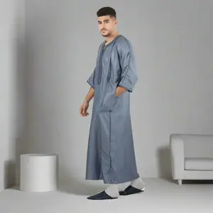 Moroccan Gandoura Grey