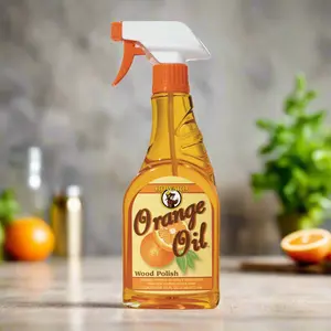 Orange Oil Wood Polish - Polishes all wood furniture to a nice shine with a pleasant fresh scent of oranges Kitchen & Home Cleaning Household