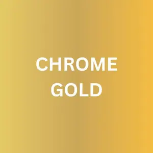 Puff Vinyl HTV 20" - VTS 3D Super Puff | Chrome Gold