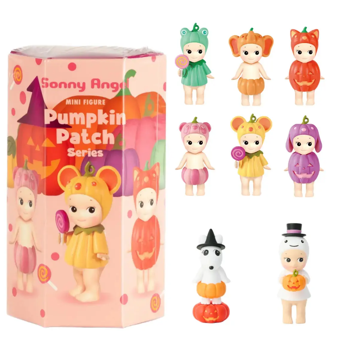 Sonny Angel Pumpkin Patch Series - 1 Sealed Blind Box - Original Limited Edition Mini Figure - One Assorted Random Cute Collectible Figurines