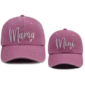 Mommy and Me Hats, Cute Mother Daughter Baseball Cap, Matching Mommy and Daughter Outfits Hat, Mother's Day Birthday Gifts for Mom, Mama, Girls, Women
