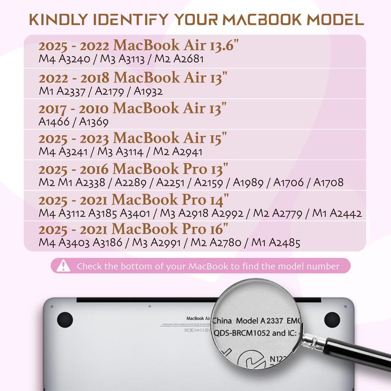 Casing Bee Bow Crush Hard Shell MacBook Case