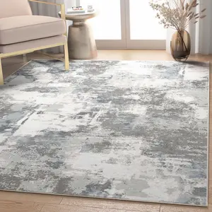 Marrakech Abstract Brushstroke Flatweave Rug
