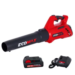 Ecomax 20V Cordless Leaf Blower with 20V 2.0Ah Battery and Charger