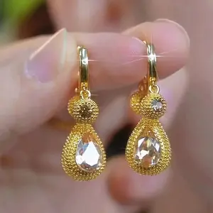 LisiZen Durian Pendant Earrings 14K Gold Plated Unique Fruit Inspired Design, Chic Long Drop Fashion Jewelry 2025 Korean Japanese Style Earrings DZEH3349