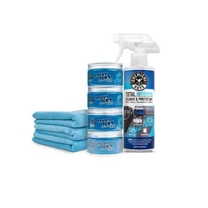 CHEMICAL GUYS Sticky Icky Starter Kit for Interior Car Detailing, Car Interior Dust Cleaner, Cleaning Supplies, Detailing Products, gel cleaner, slime cleaner