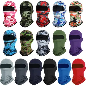 16 count Balaclava Mask for Men Balaclava  Mask Full  Cover Sun Protection Mask UV Balaclava Mask for Outdoor  Camping Skiing, Camouflage and Fresh
