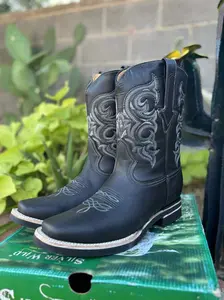 Silver Wild Cowboy Boots