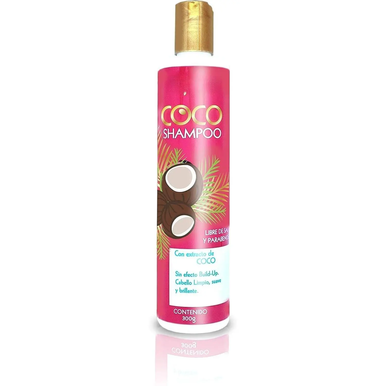 Nekane Coconut Shampoo, Haircare Cleanser for Straightened Hair, Hydrating & Nourishing 300g