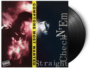 Compton's Most Wanted - Straight Checkn Em - 180-Gram Black Vinyl  [VINYL RECORD - LP] Black, 180 Gram, Holland - Import