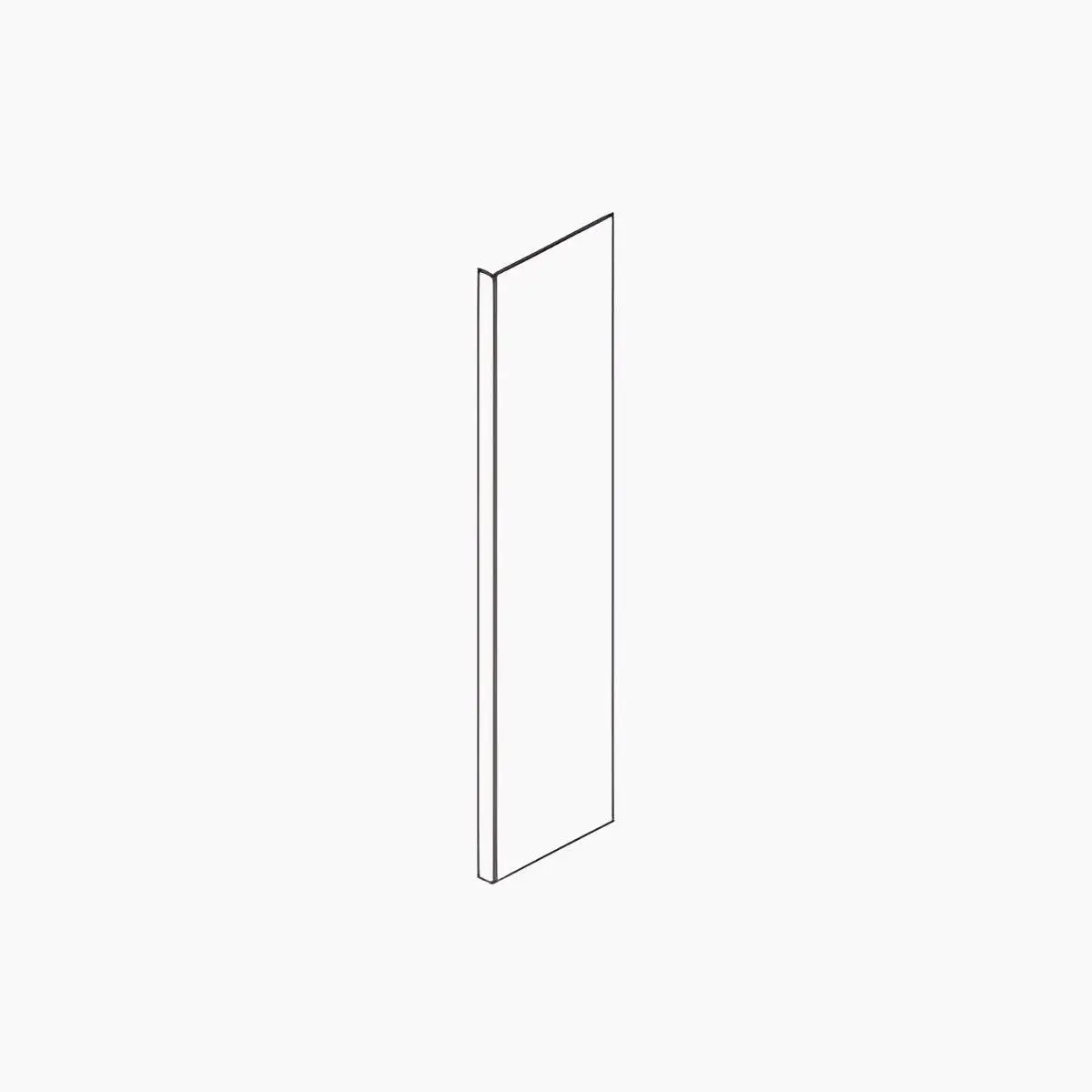 Refrigerator Panel 1 1/2"W × 96"H × 24"D for Kitchen Storage
