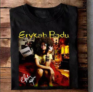 Erykah Badu Singer Shirt New Popular Unisex S-3XL T-Shirt