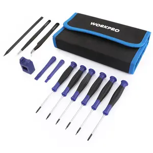 #SpringGlowUp WORKPRO 12 in 1 Torx Screwdriver Set, Precision Magnetic Screwdrivers, Pry Bars, Spudger for Eyeglass, Watch, Computer, Laptop, Phone, with Pouch