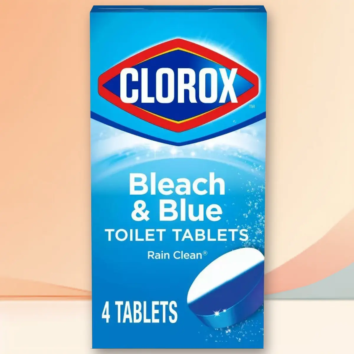 Clorox Rain Clean Scent Ultra Clean Toilet Tablets - 2.47oz/4ct
