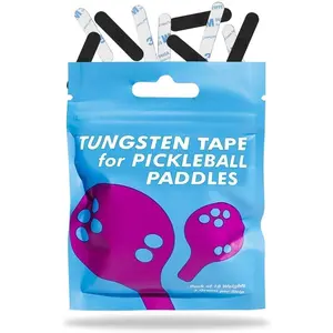 Tungsten Tape for Pickleball Paddles 10 count 3g, Pickleball Paddle Weights Safe and  Material & Lead Tape Alternative 1.5g/in High Density, Easy Customization, Fits 12mm-16mm Paddles
