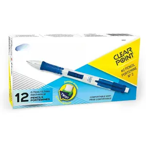 Clearpoint Mechanical Pencils 0.7mm HB #2 Pencil Set Art Supplies Teacher Supplies Sketching Drafting Pencils College School Blue  12 Count