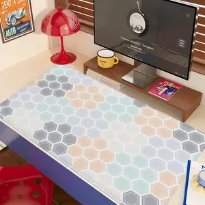 Honeycomb Mouse Pad 90x40CM non-slip Gaming Mousepad Gamer E-Sports Mouse Mat Game Mechanical Keyboard XXL Desk Mat