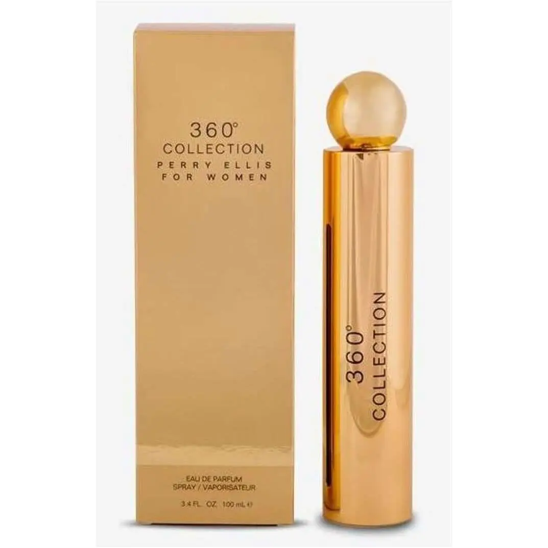 Perry Ellis 360 Collection Women's EDP Luxurious Full-Size Fragrance, 3.4 fl oz, New in Box, Luxurious Women's Fragrance, Full-Size Women's Fragrance