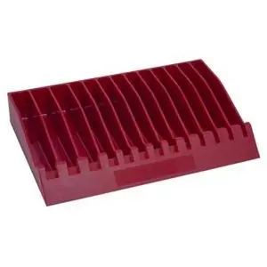 Lisle LS40490 Red Pliers Wrench Rack, Tool Racks & Bars for Tools & Hardware Organization