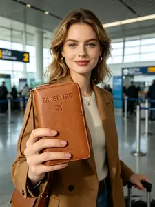 Cute Leather Zippered Phone Wristlet for Women, Multi-Card Slot Clutch with Phone Pocket, Sweet All-in-One Wallet for Dating, Shopping & Holiday Gift