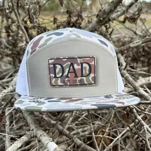 Dad Est. 2024 Camo Trucker Hat | Custom Dad Hat | New Dad Gift | Father’s Day Cap