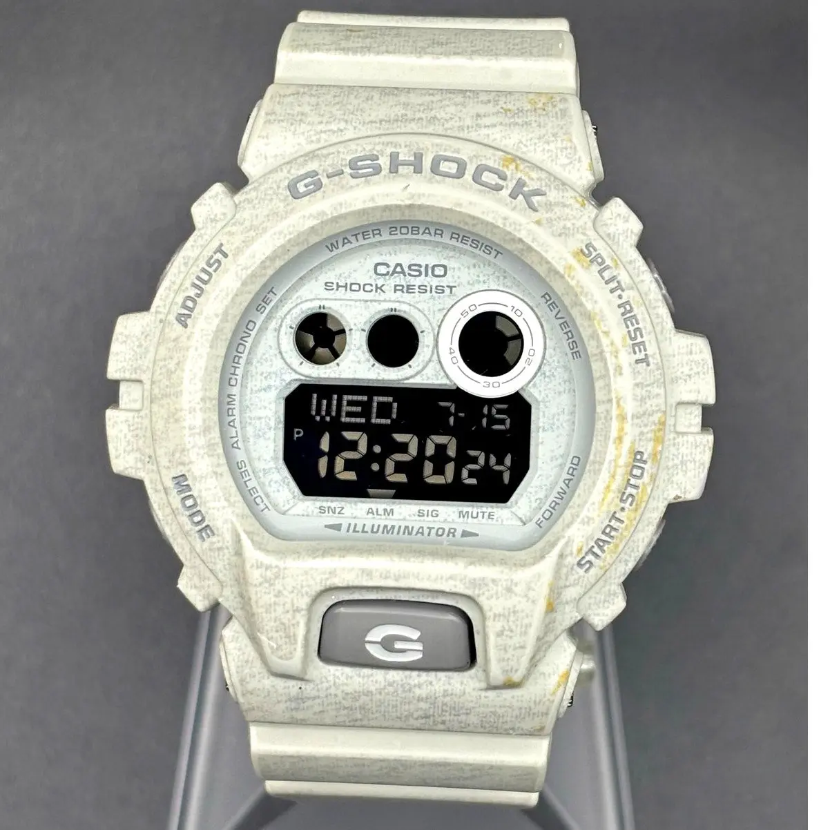 Casio G-Shock GD-X6900HT-7 Heathered White XL Digital Watch