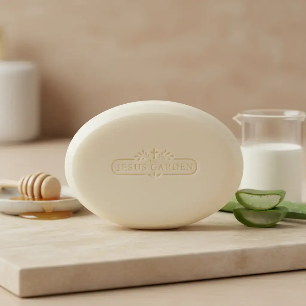 Hyaluronic Silk Soap - Hydrating, Nourishing, Gentle Cleanser with Grass-Fed Tallow, Goat Milk, Sodium Hyaluronate, Aloe Vera & Raw Honey Antibacterial Body Care