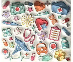 3D Nurse sublimation print
