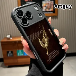 TPU Phone Case for iPhone 17 Pro Max 16 15 14 Plus 13 12 Mini 11 XR X XS Air E Icarus' Fateful Plunge Pattern Full Body Protection Shockproof Soft Silicone Cover Cellphone Protective Casing