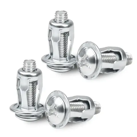 30Pcs/90Pcs Heavy-Duty Zinc-Plated Carbon Steel Button Rivet Nuts Set - Durable, Rustproof, Bolt-Compatible Industrial Auto/Motorcycle & Furniture Hardware for Sheet Metal Repair, Panel Fixing (M4-M6 Sizes)