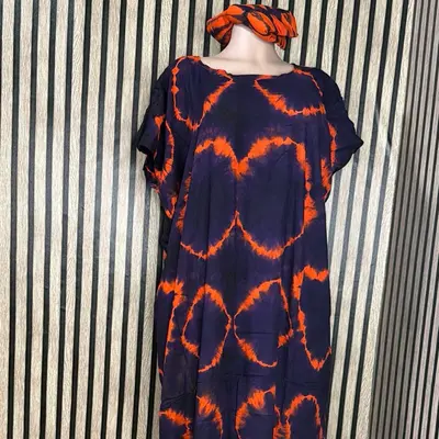 chinese dress ladies Batis Maxi Dress in Satin Zebra Golden Coral main image 0