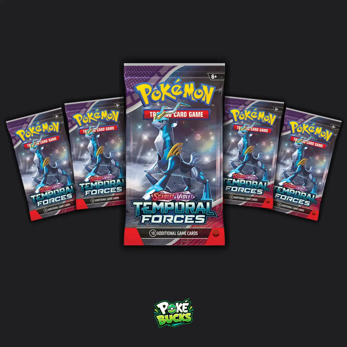 Temporal Forces - 5 Pokémon Booster Packs