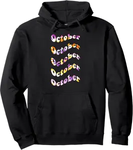October Low Effort Halloween Pullover Hoodie - Keithhodges Shop 81B0DGXJPHJH