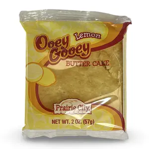 Prairie City Bakery Lemon Ooey Gooey Butter Cake, 1 Box, 10 Cakes