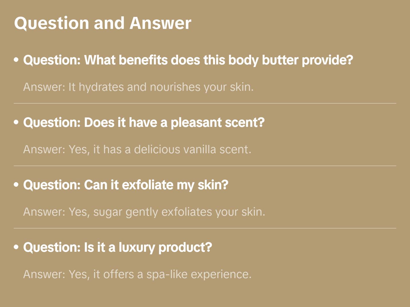 Sugar Cookie Body Butter