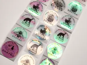 Customized book name plate stickers for your home library