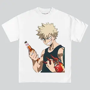 Bakugo Beer Drink CoorsL Parody Anime MHA Coors Light T-Shirt Retro Design Unique Graphic Tee You Can Customize