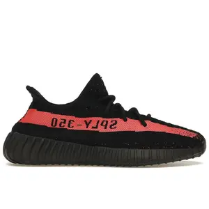 adidas Men's Yeezy Boost 350 V2 Core Black Red, from StockX