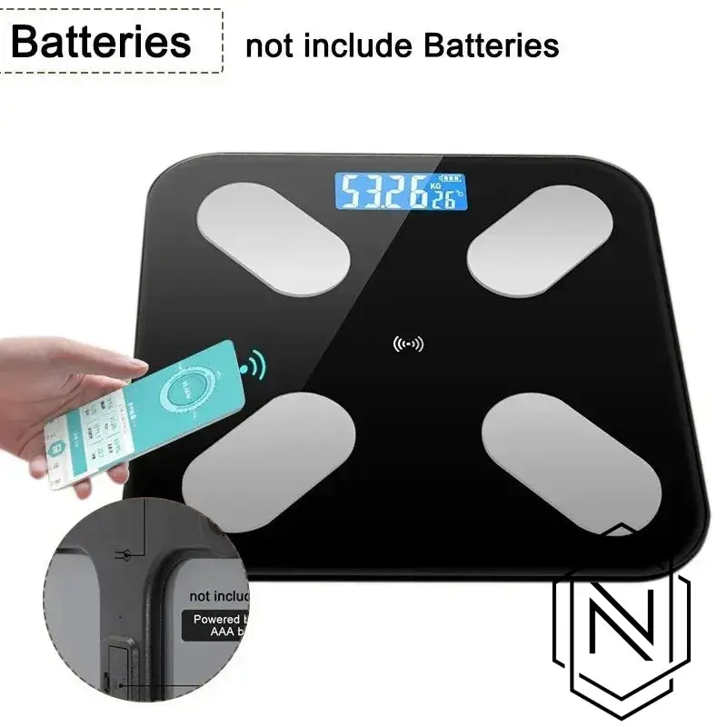 Smart Body Fat Scale - Wireless Digital Scale with Body Composition Analysis, Bluetooth Connectivity, LED Display Healthcare