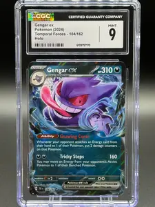 Pokemon TCG Gengar ex | Temporal Forces 104/162 | CGC Graded MINT 9